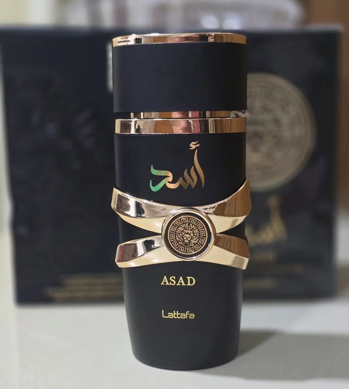 Perfume Asad Black  Eau de Parfum Masculino - Foto 3
