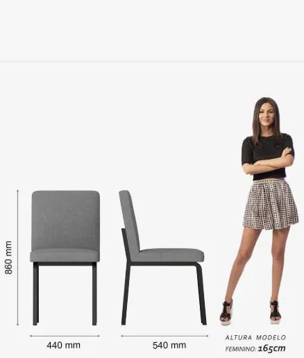 MESA jantar redonda chique + 3 cadeiras - Foto 3