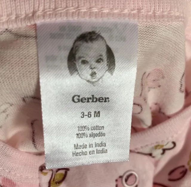 macacão gerber tamanho 3/6 meses importados (novos) - Foto 4