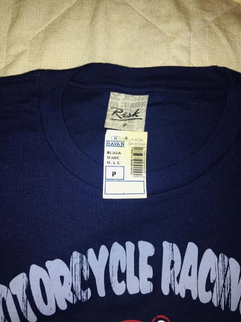 BLUSA NOVA AZUL P ótima - Foto 2