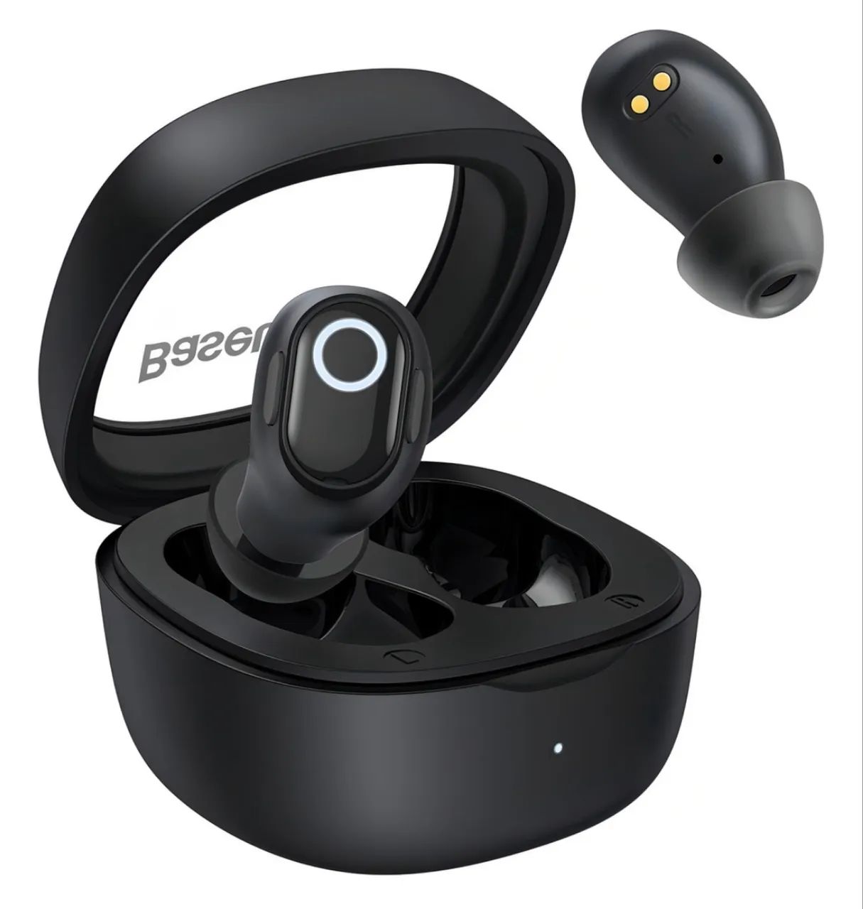 Fone Sem Fio Baseus Bowie Wm02 Tws Bluetooth 5.3 Bateria 25h Cor Preto - Foto 2