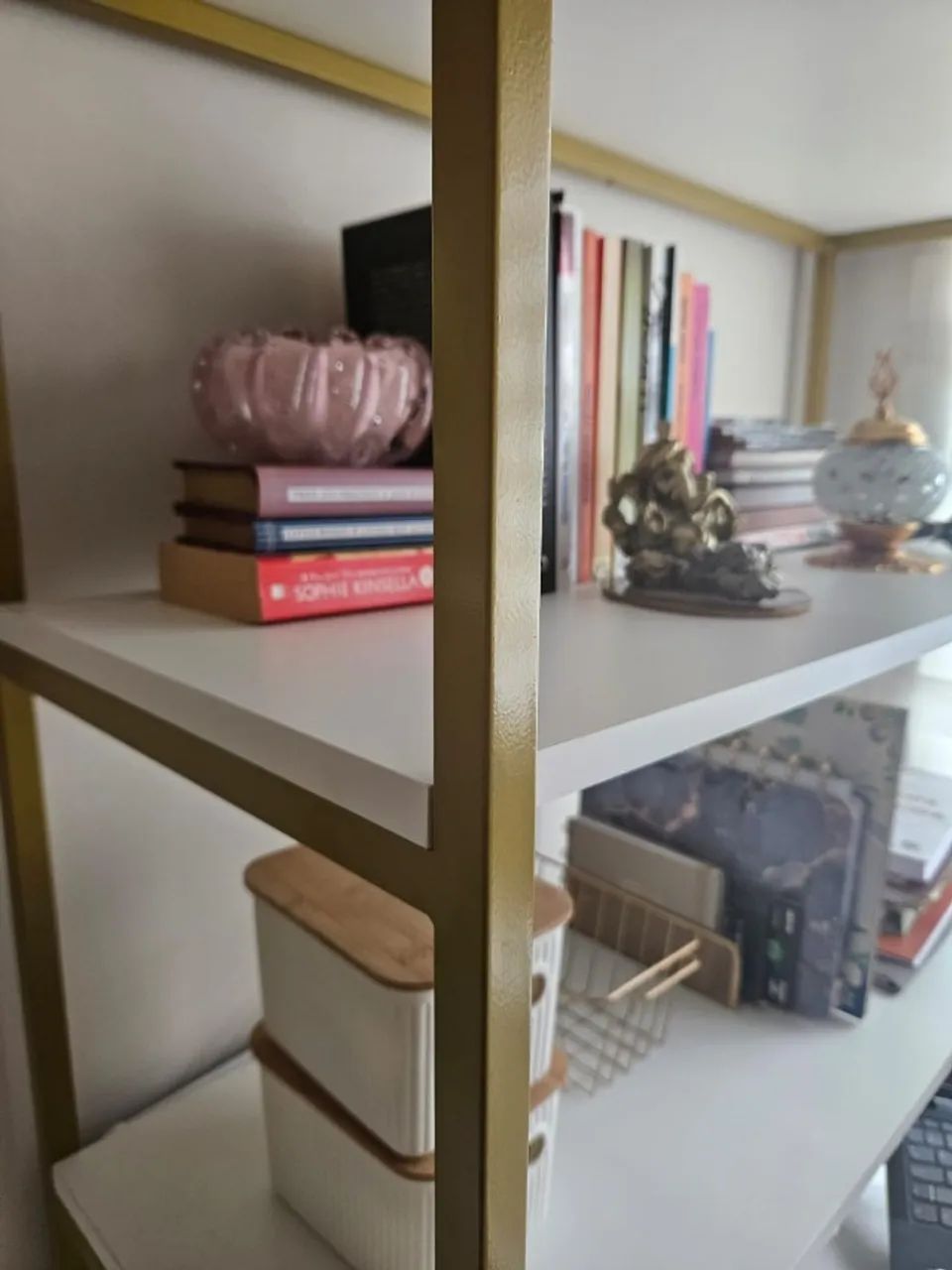 Estante + Escrivaninha Industrial com Metalon e MDF - Foto 4