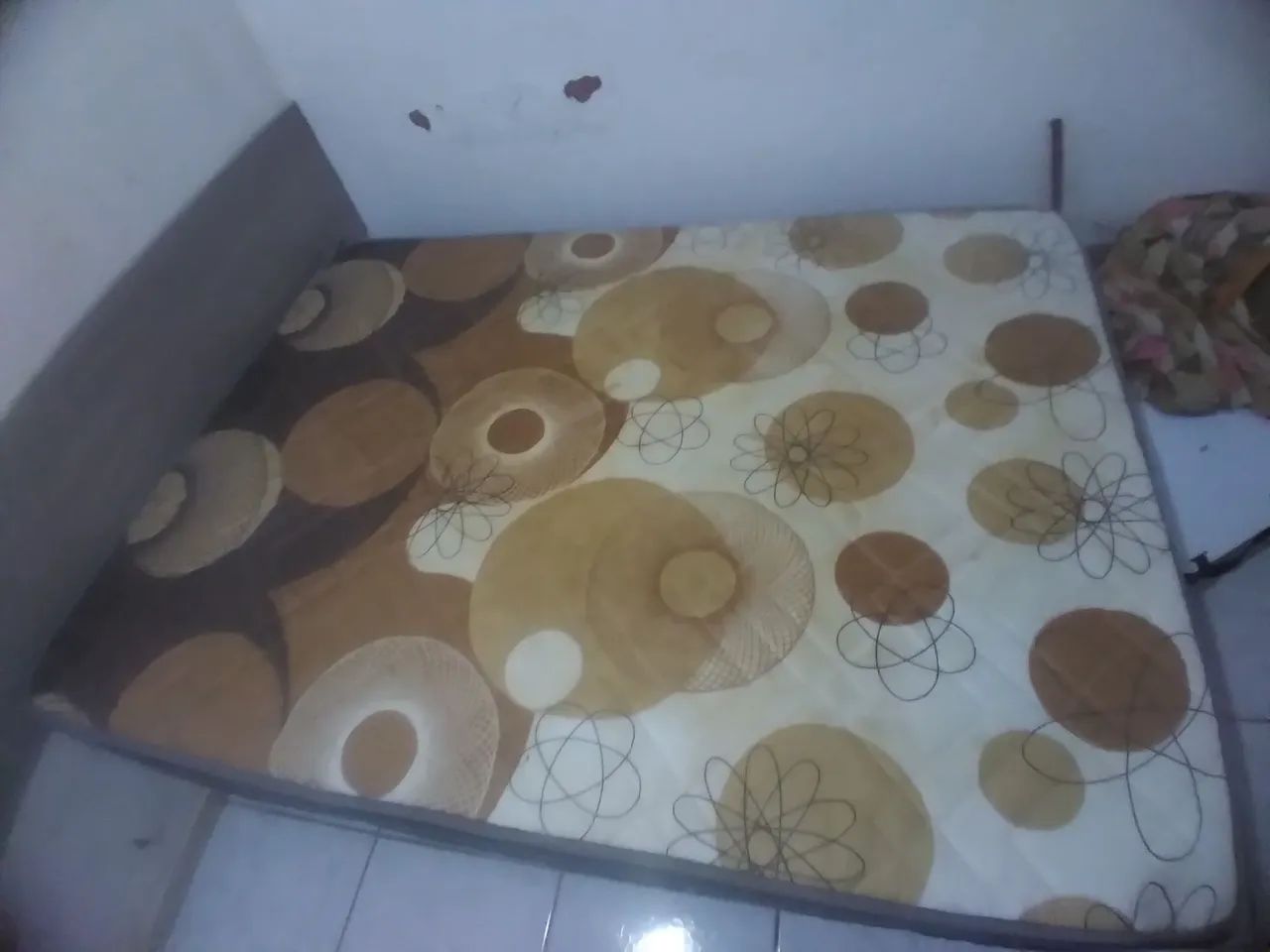 Cama Box Casal com Colchão