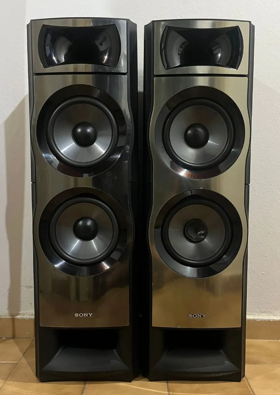 Par Caixas Torres Sony Muteki Ss-Msp7m 216 RMS *JBL*Infinity Leia Descrição