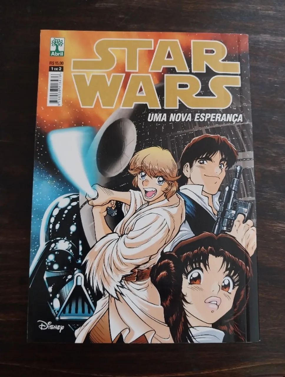 2 gibis Star wars hq uma nova esperança n° 1 e 2 manga novíssimo colecionáveis  - Foto 2