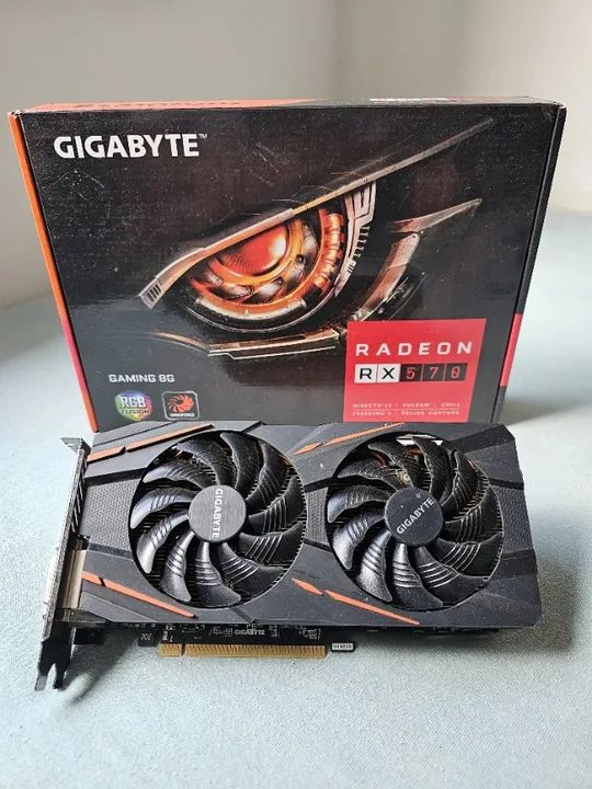 Placa de vídeo Gigabyte Amd Radeon Rx 570 Gaming 8GB