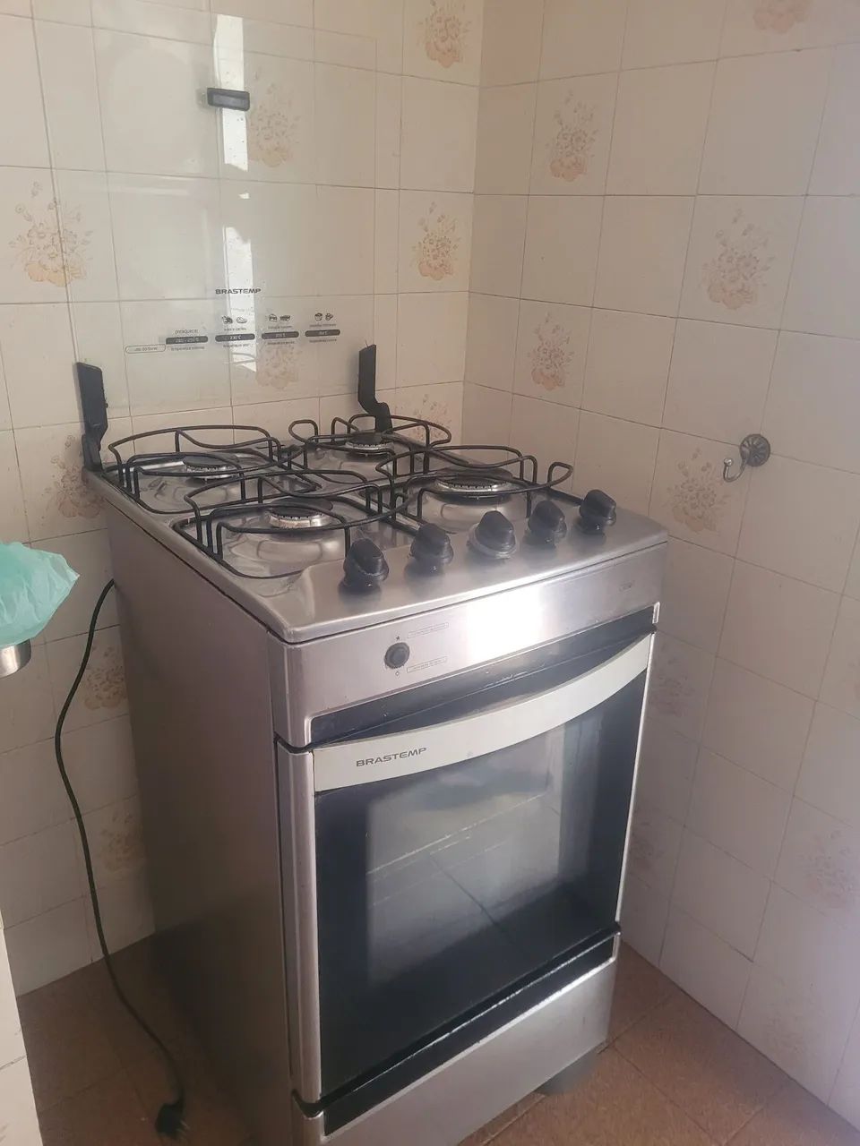 Fogão inox Brastemp 4 bocas - Foto 5