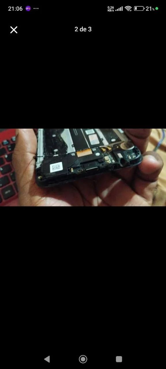 Conector de Carga Original Retirado do LG K61 Rocha Miranda - Foto 2