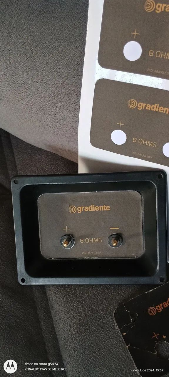 Gradiente master 100 Adesivos para Caixa de Som Gradiente - Foto 5