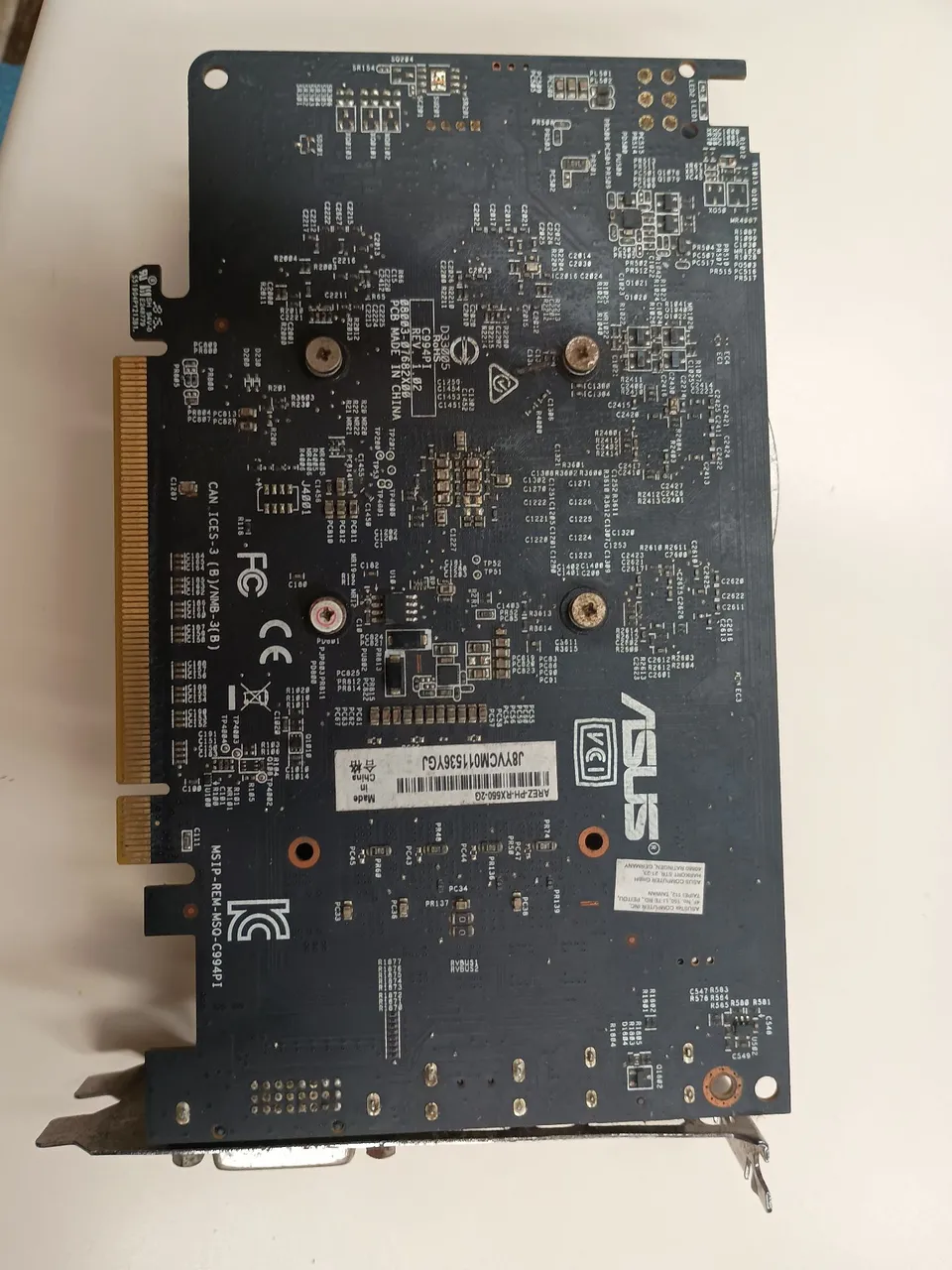 Placa de Vídeo ASUS AREZ-PH-RX550-2G