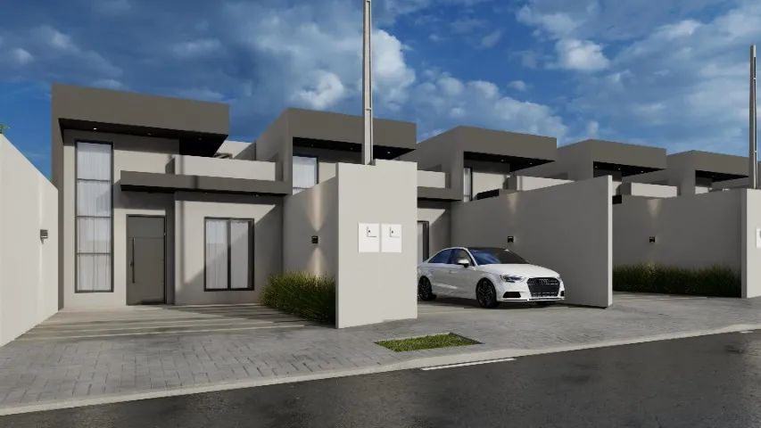Casa com 2 Quartos, Edícula e Churrasqueira - 69,98m²