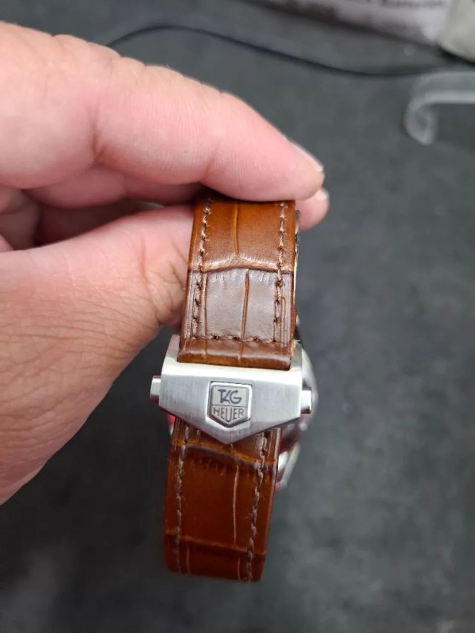 Relógio TAG HEUER CARRERA AUTOMÁTICO PULSEIRA DE COURO  - Foto 4
