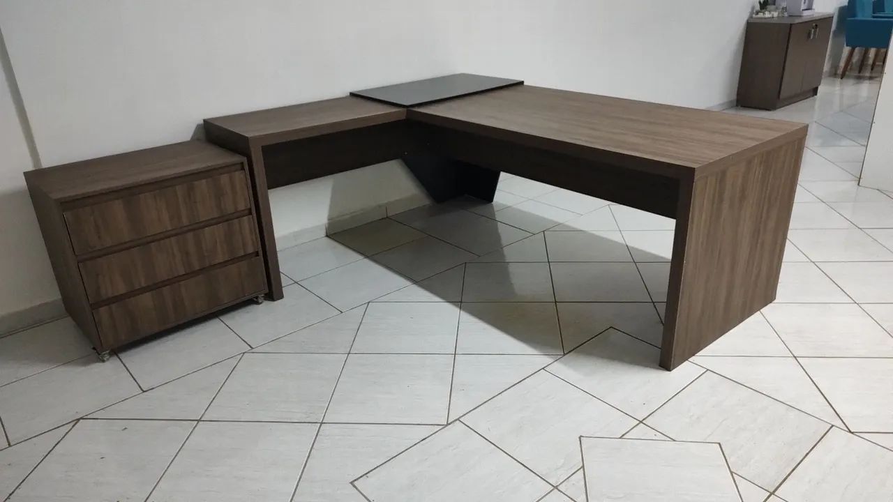Mesa de escritório 100% MDF - Foto 3