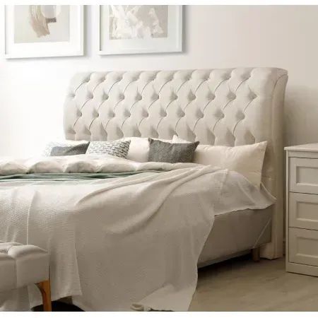 Cabeceira Turim Solteiro Bege