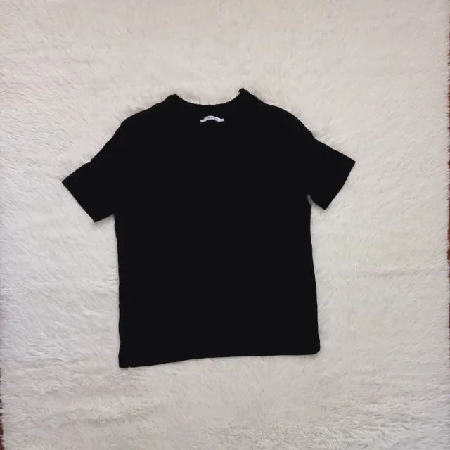 33_T-shirt de malha Zara / Tam P