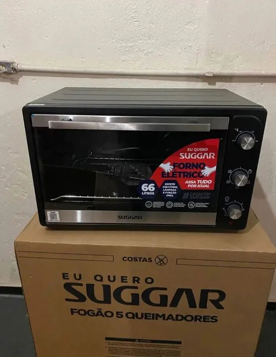 Forno Elétrico Suggar 66 Litros - Novo!