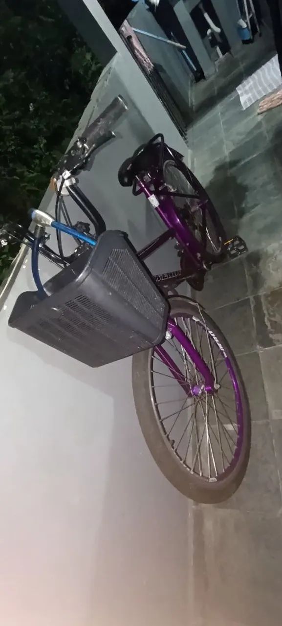 Bicicleta com cesta