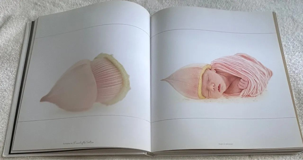Livro de Fotografia de Recém-Nascidos