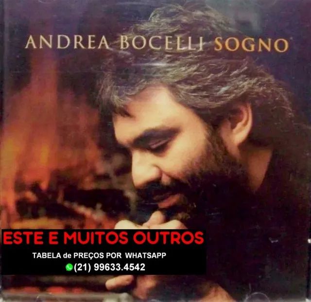 4 Cds do cantor Andrea Bocelli - Foto 2