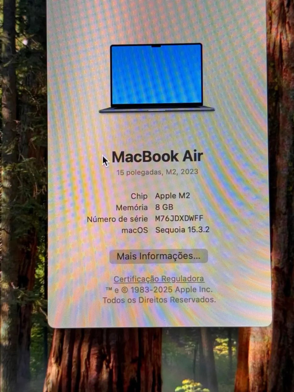 MacBook Air M2 256 gigas em estado de zero! 15 polegadas  - Foto 5