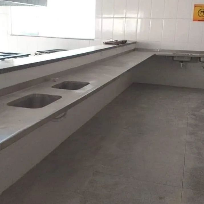 Conjunto de 2 Bancadas de Aço Inox para Restaurante - Foto 3