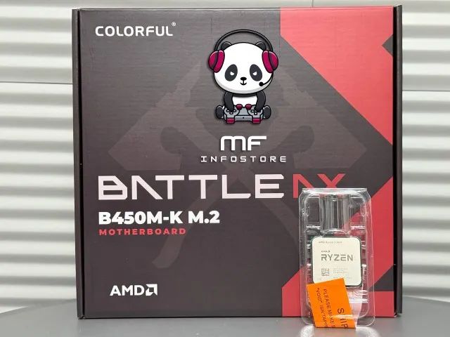 Kit B450 Colorful + Ryzen 5 5600 - NOVOS