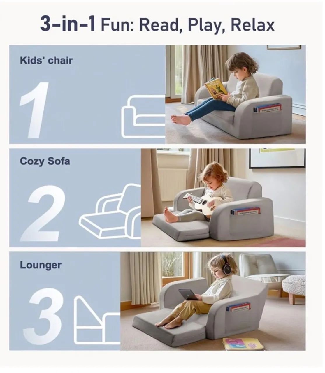 Sofá Conversível infantil - Foto 5