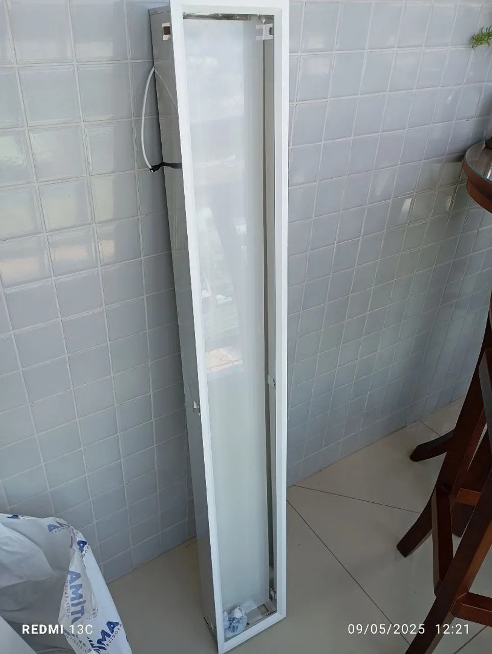 Luminária de embutir (Plafon) já com as lâmpadas