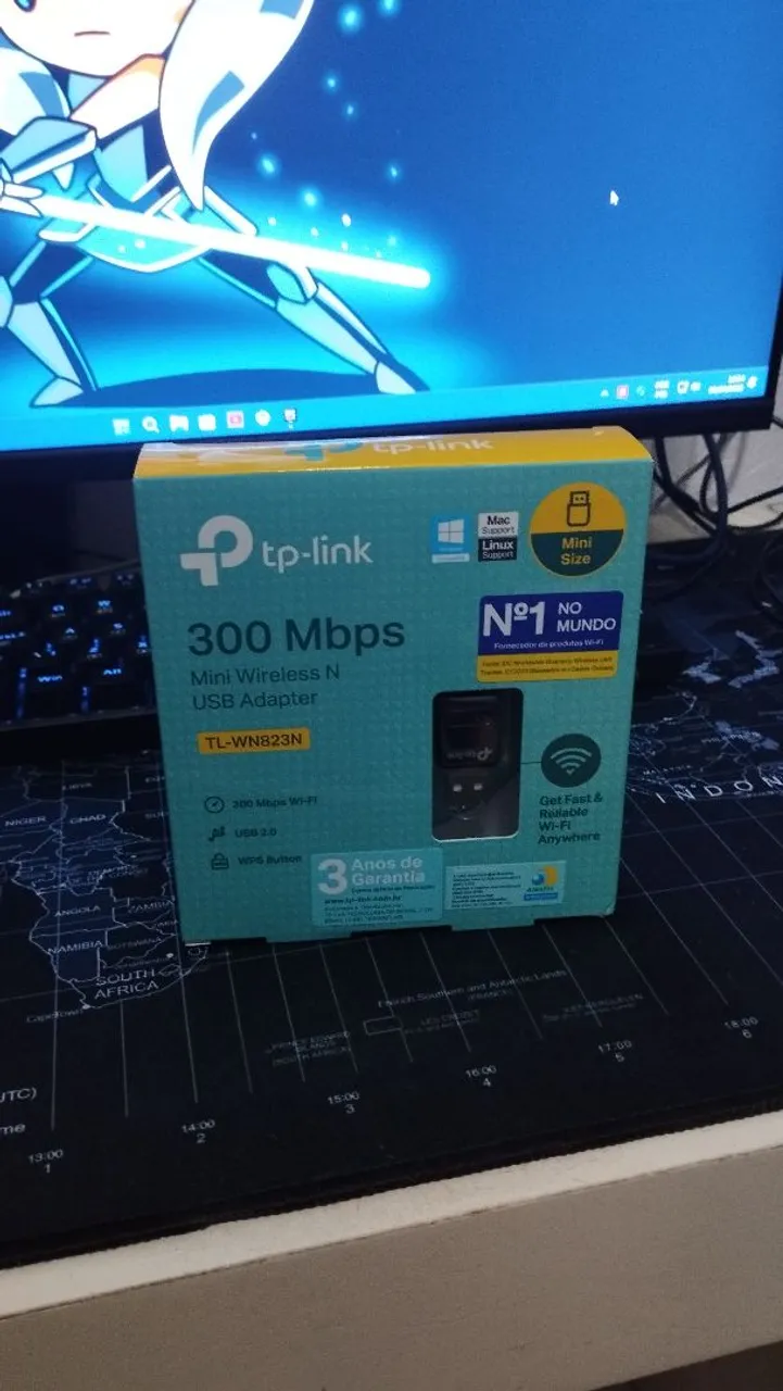 Adaptador Wi-Fi USB TP-Link 300Mbps TL-WN823N