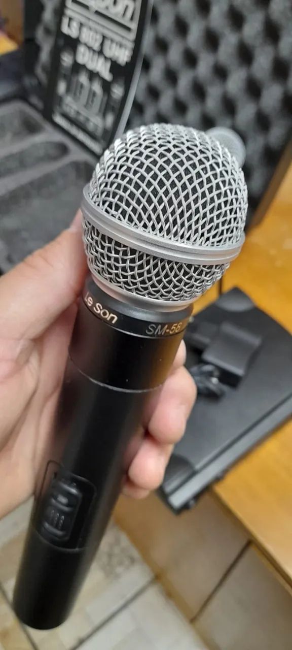 Microfone sem fio Leson - Troco - Foto 3