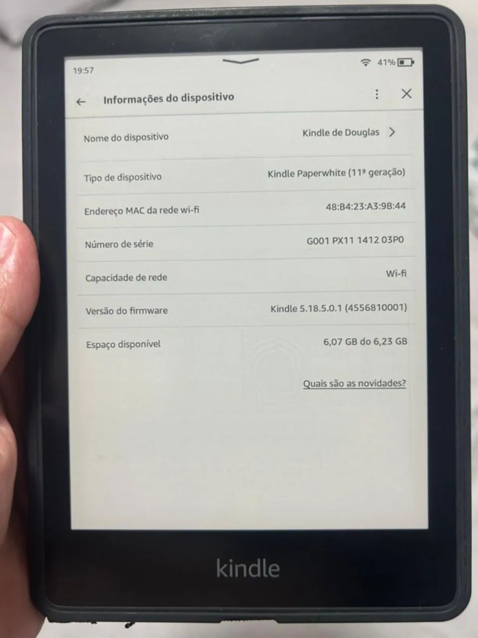 Kindle Paperwhite 11ª geração - Tablets e E-Readers - Jatiúca