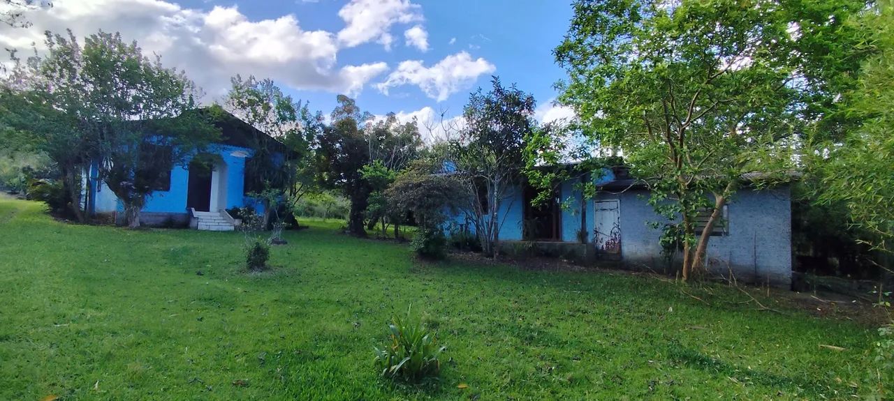 Chácara 1 hectare em Rolante RS Casa alvenaria Principal e Chacreiro Galpão Açudes - Foto 2