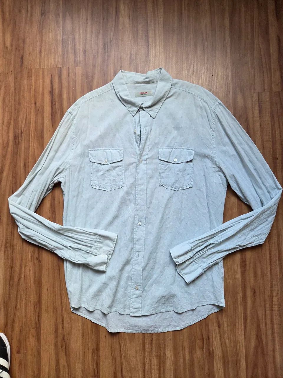 Camisa Osklen Masculina Azul Claro