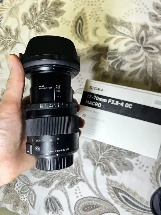 Lente Sigma 17-70mm F2.8 4 Macro Pra Nikon