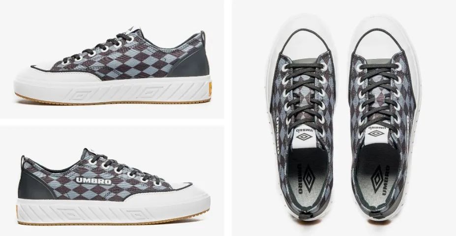 Tênis Umbro Rudy Print N° 34 Preto/Grafite/Branco - Muito Barato