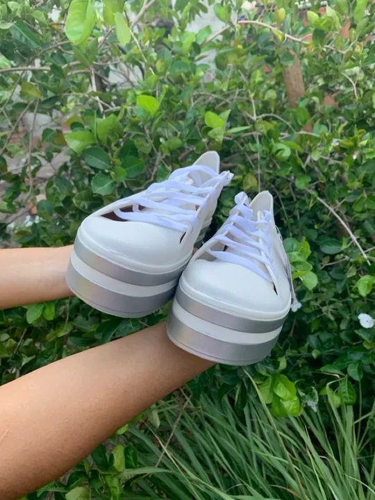 Tênis Branco Feminino - Foto 2