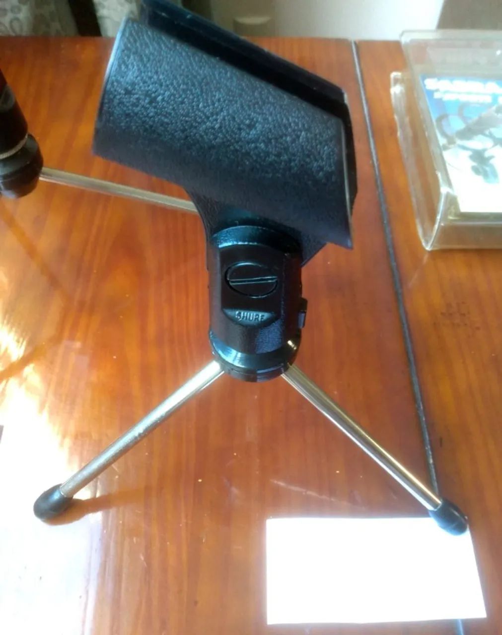 Acessórios para Microfone Shure impecável, muito barato, tudo original!!<br> - Foto 5