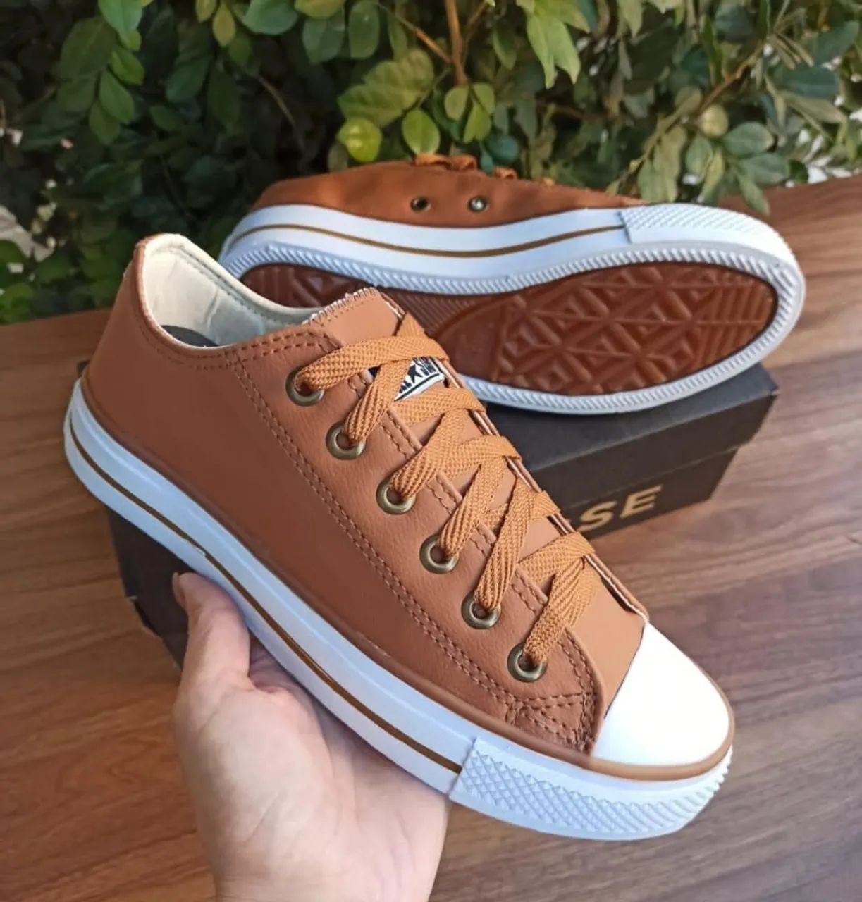 TÊNIS ALL STAR CONVERSE CARAMELO N°34 Calçados Terra Firme