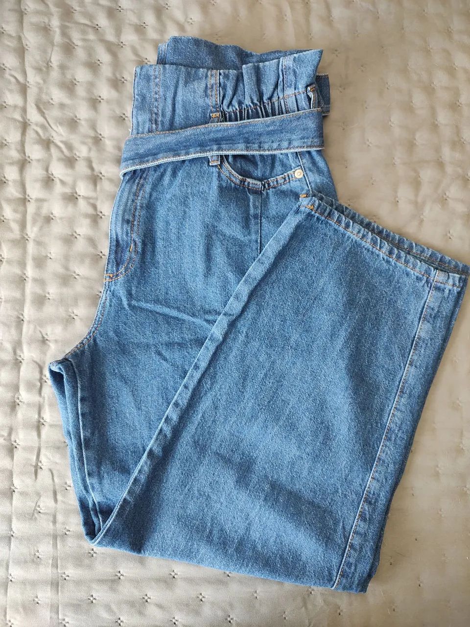 Calça Jeans Clochard pantacourt  - Foto 5