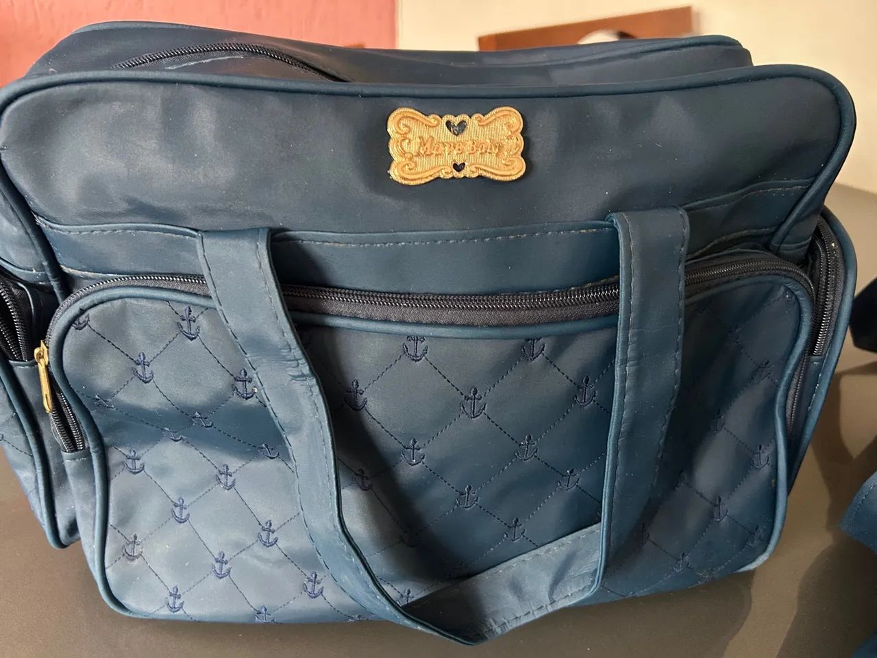 Bolsa Maternidade Azul kit com 2 Mave baby  - Foto 3