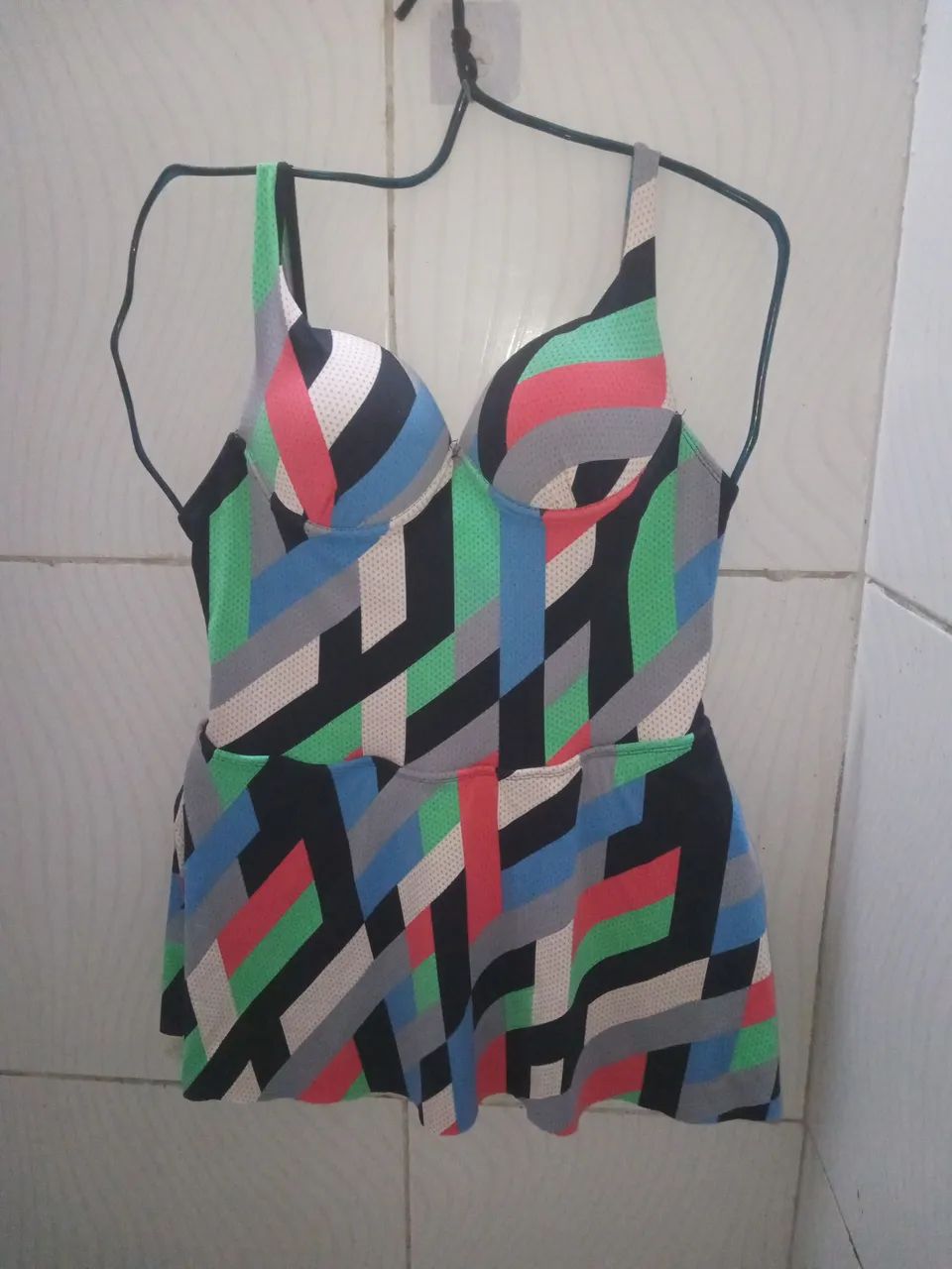 Maiô com Saia Estampado Feminino M  - Foto 5