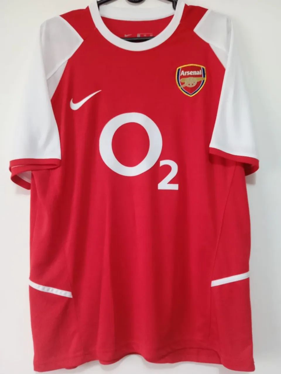 Camisa Arsenal Campeão Invicto Premier League 2003/2004 #14 Henry Autografada Certificada - Foto 3