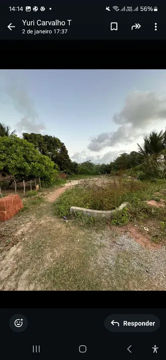 TERRENO NA PRAIA DE MURIU