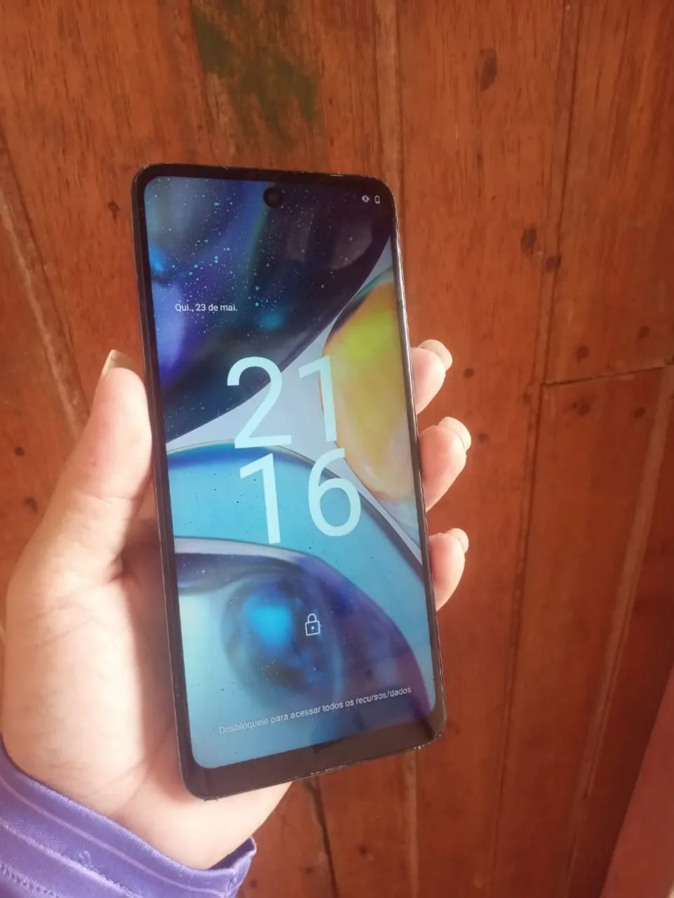 V/este Moto G22 semi novo