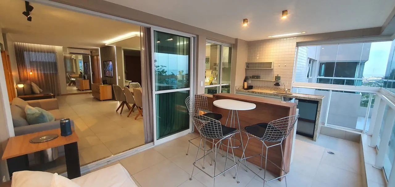 Apartamento de alto padrão, com vista para o mar, totalmente mobiliado e equipado. - Foto 12