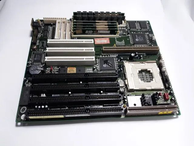 486 PCI  ISA Motherboard FIC 486-VIP-IO mit onboard - Foto 3