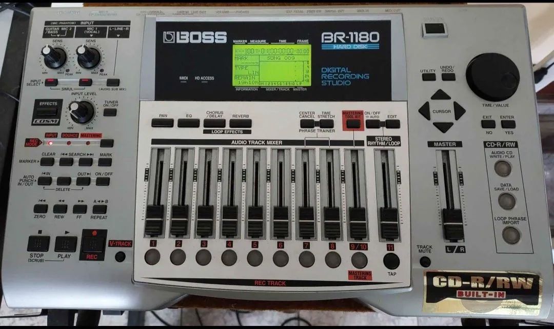 Gravador de CD Boss BR-1180 - Hard Disk - Digital Recording Studio - Foto 2