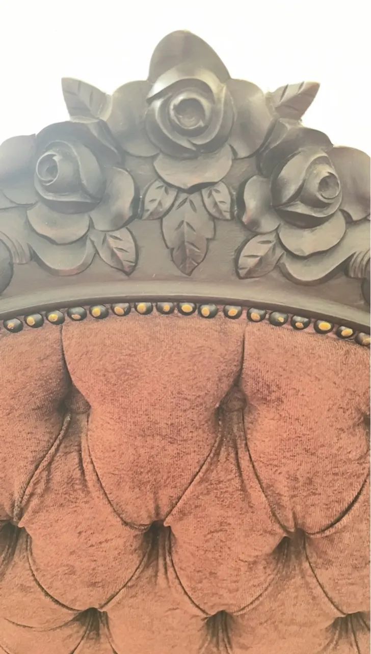 Poltrona Clássica Estilo Luís XV - Foto 2