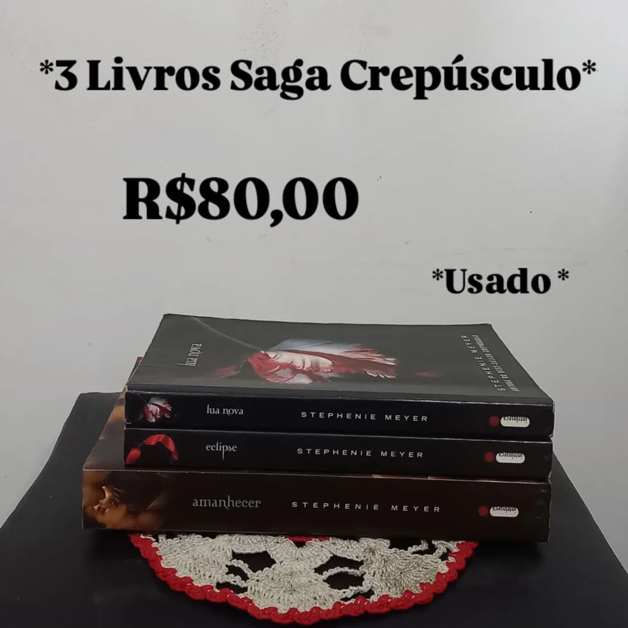 Saga Crepúsculo - Stephenie Meyer - Livros Usados - Foto 3