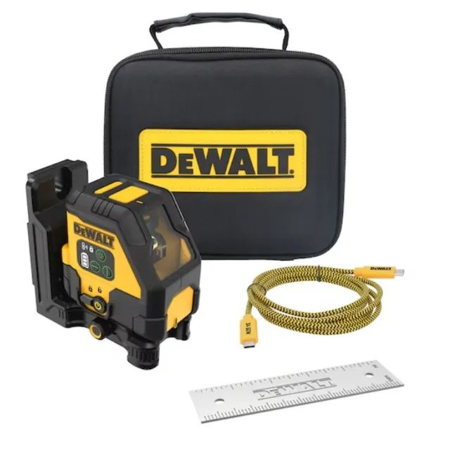 Nível a Laser Verde 45 Metros Recarregável Dewalt DCLE14201GB
